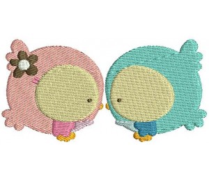 Stickmuster - Sweet Eulchen Paar